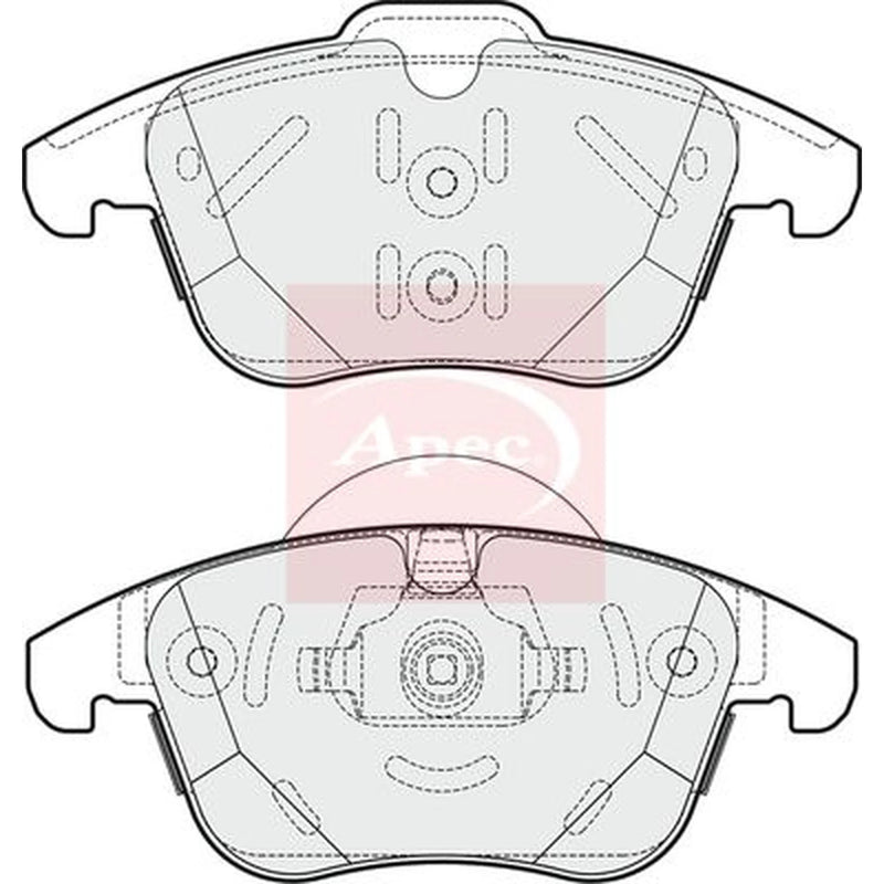 Apec Front Brake Pad Set PAD1878