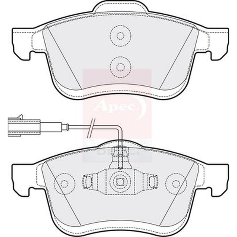 Apec Front Brake Pad Set PD3824