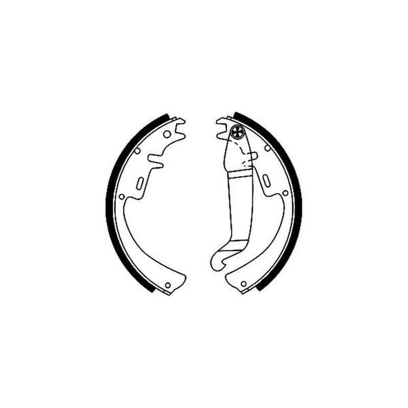 Textar Brake Shoe Set Axle Kit 91012100