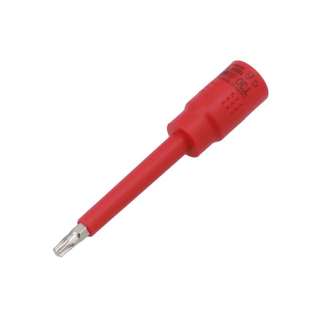 Laser Tools Insulated Extra Long Star Bit Socket 3/8"D T30 - PL