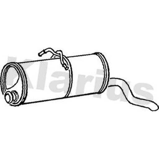 Klarius Box With Tail Pipe Rear CN394L