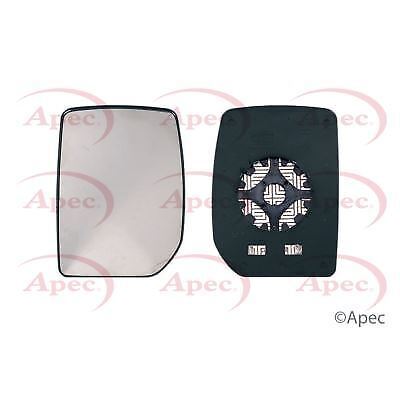 APEC Exterior Mirror Mirror Glass Left N/S Passenger Side Fits Ford Transit APEC - Town Parts