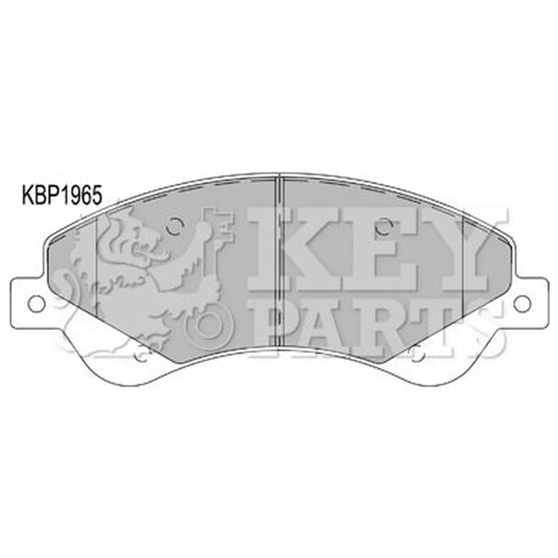 Key Parts 4 x Front Brake Pad Set KBP1965