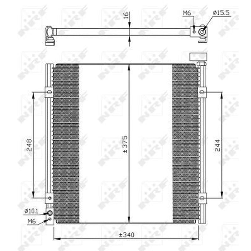 NRF Air Conditioning Condenser 35264