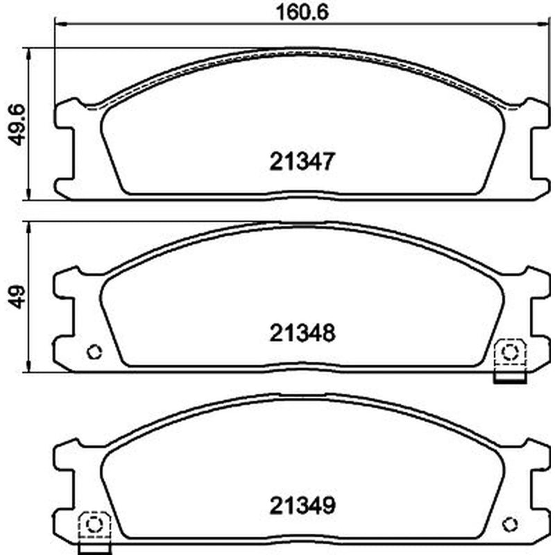DON Front Brake Pad Set PCP1851