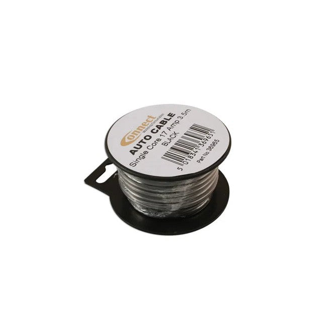 Connect Black Single Core Auto Cable 28/0.30 3.5m - CPL