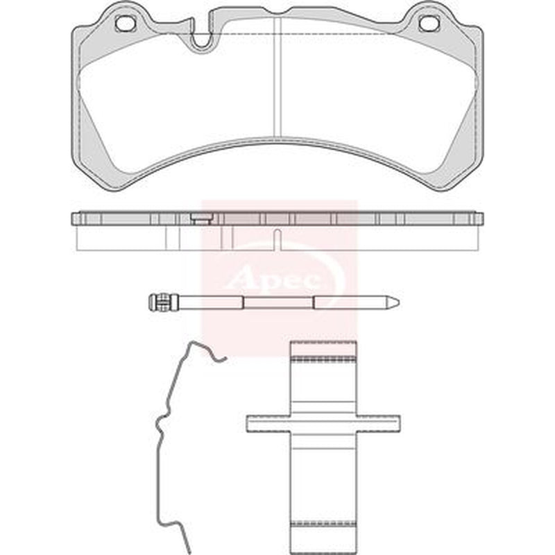 Apec Front Brake Pad Set PAD2521