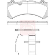 Apec Front Brake Pad Set PAD2521