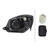 Hella Headlight Headlamp H7 Right 1EL 247 025-261