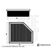 Blue Print Engine Air Filter ADBP220128