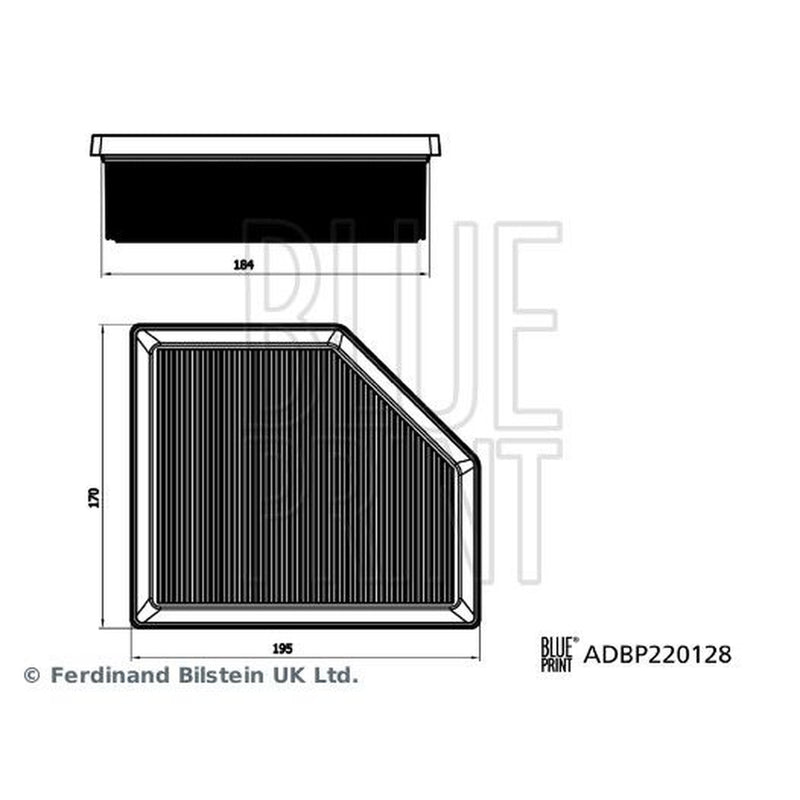 Blue Print Engine Air Filter ADBP220128