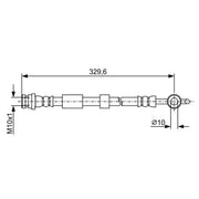 Bosch Brake Hydraulic Hose Line Rear 1 987 481 952
