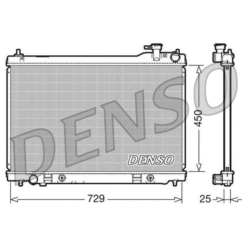 Denso Engine Radiator DRM46100