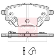 Apec Rear Brake Pad Set PAD2366