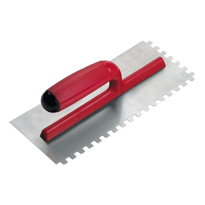 RUBI TILING TOOLS PRO Steel Notched Trowel 11 x 4in x 5/16in Notch - 25905