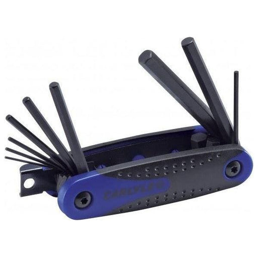Carlyle Hand Tools Hex Key Set - Folding Short - Metric Carlyle Hand Tools  - Town Parts