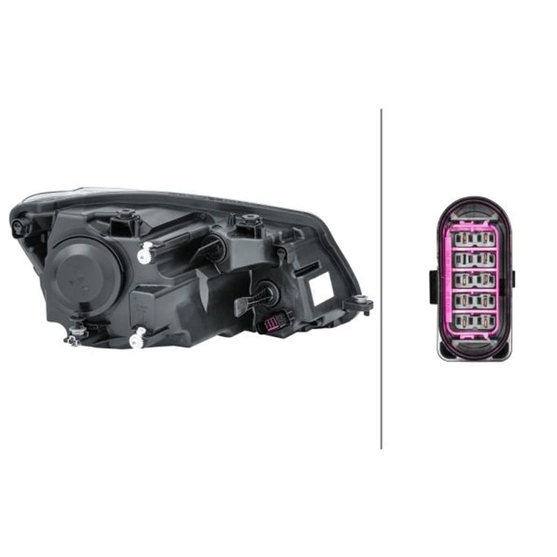 Hella Headlight Headlamp P21W Left 1EL 010 551-111