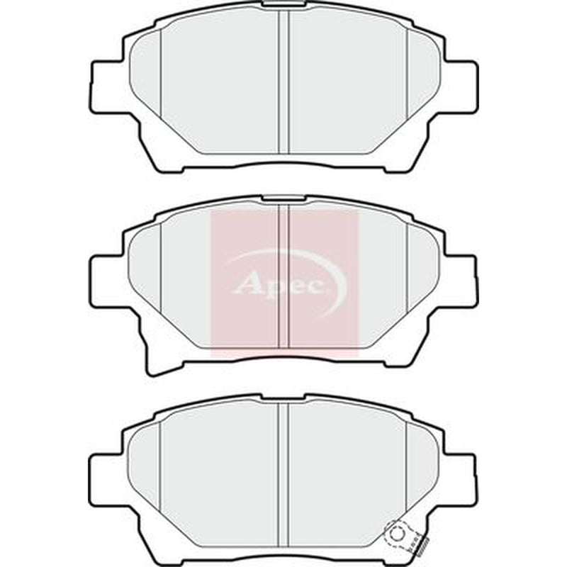Apec Front Brake Pad Set PAD1722