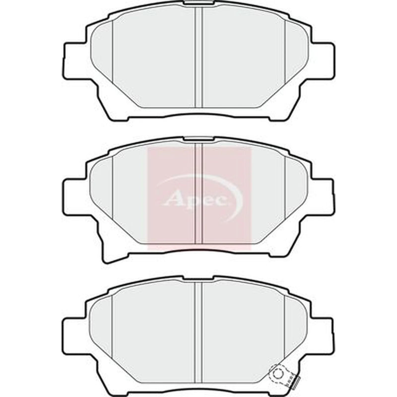 Apec Front Brake Pad Set PAD1722