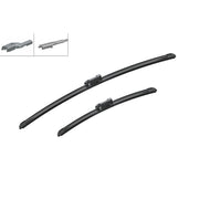 Bosch Aerotwin Wiper Blade Set 600mm + 380mm — A293S OE 28890JD000 28890JD010