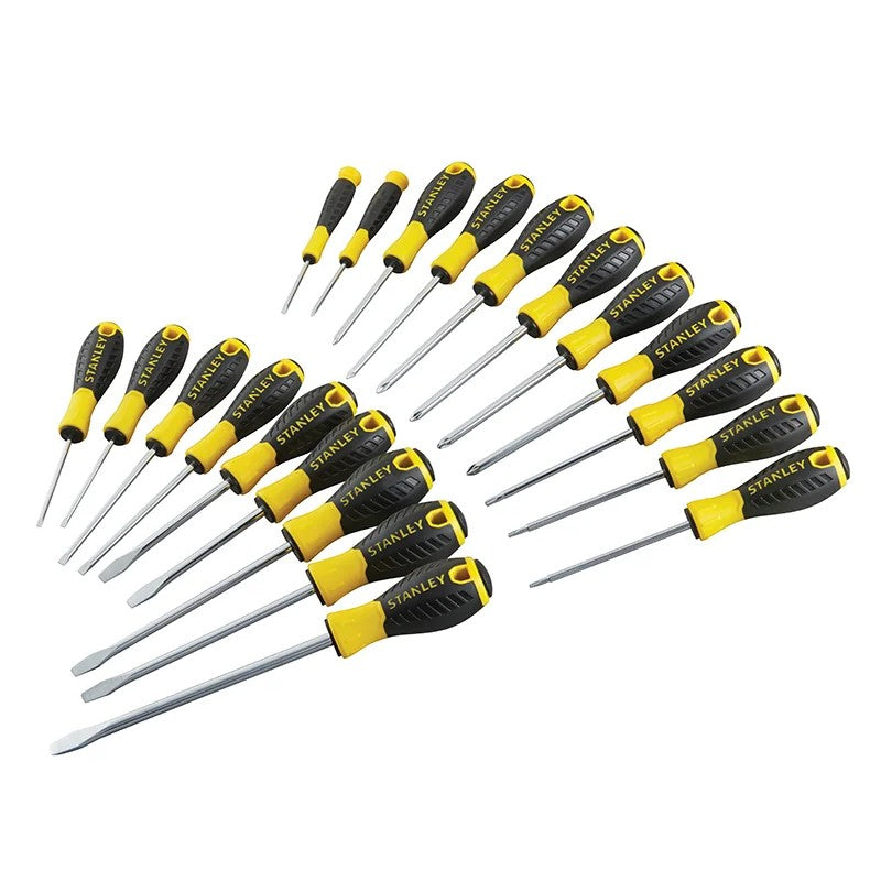 STANLEY® Hand Tools 0-60-213 Essential Screwdriver Set, 20 Piece - STHT0-60213