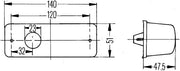 Hella 2BM 006 692-087 Auxiliary Direction Indicator