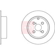 Apec 2 x Solid Rear Brake Discs DSK2182