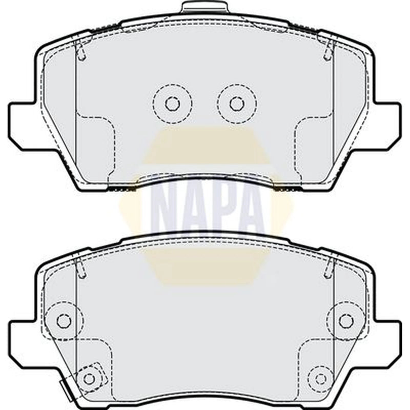 NAPA Front Brake Pad Set NBP1796