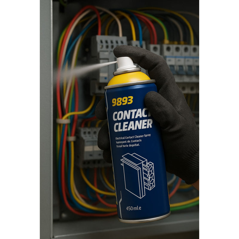 MANNOL Electrical Contact Cleaner Switch Circuit Dirt Spray Cleaner 450ml - MAN
