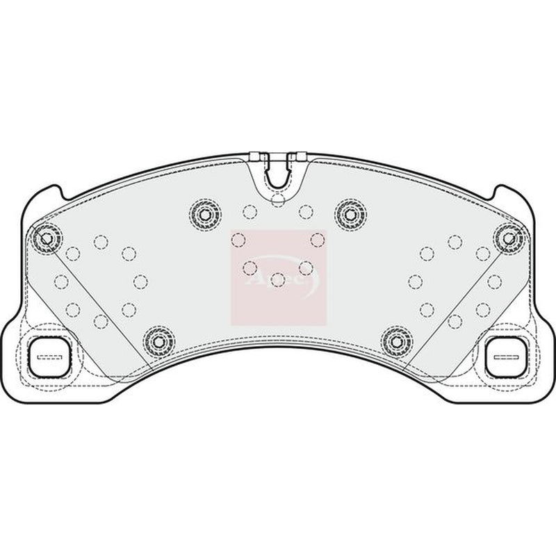 Apec Front Brake Pad Set PAD1670