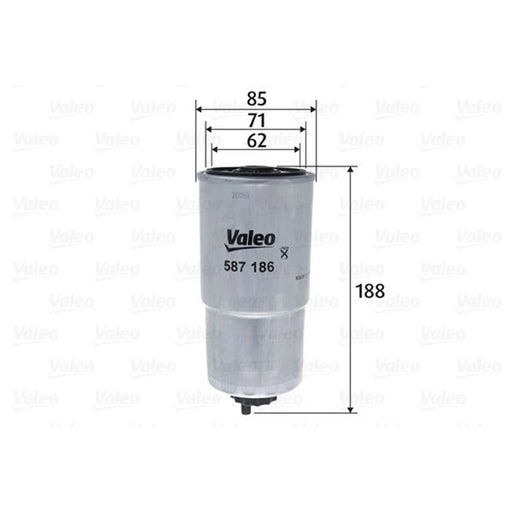 Valeo Fuel Filter Element 587186