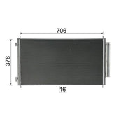 Mahle Air Conditioning Condenser AC 811 000P