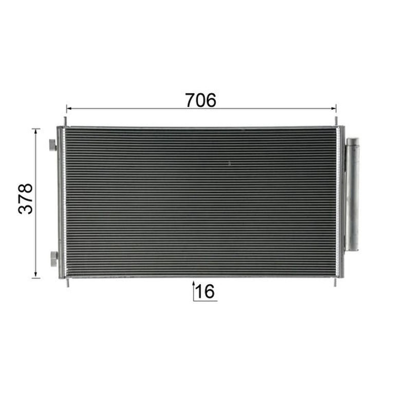 Mahle Air Conditioning Condenser AC 811 000P