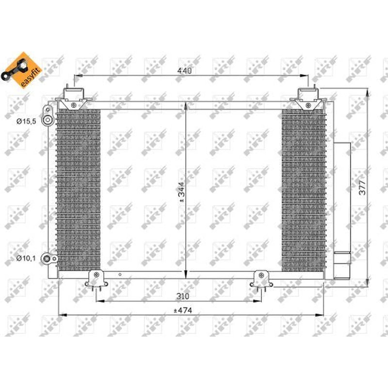 NRF Air Conditioning Condenser 35333