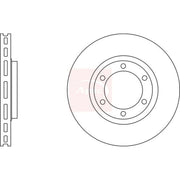 Apec 2 x Vented Front Brake Discs DSK2619
