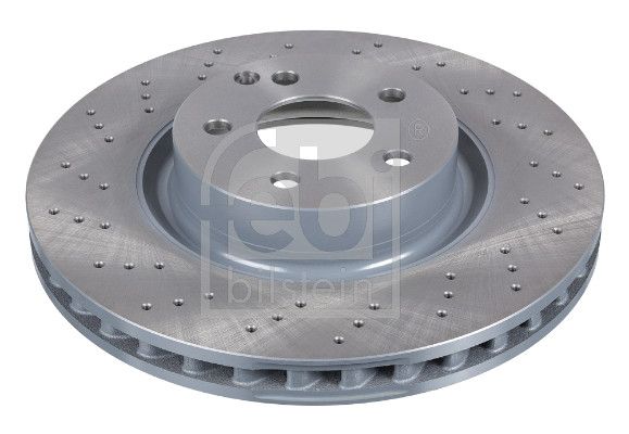 Febi 2 x Brake Disc Set Perforated/Vented Front