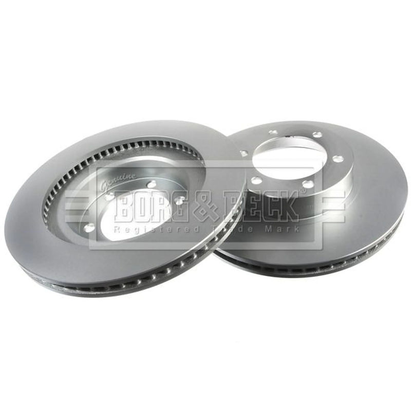 Borg & Beck 2 x Vented Front Brake Discs BBD4502