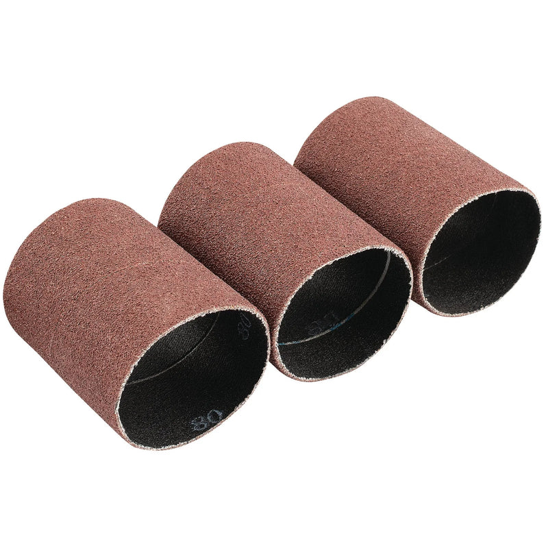Draper Aluminium Oxide Sanding Sleeves 45x60mm 80 Grit Pack of 3