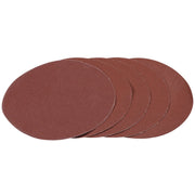 Draper Sanding Discs 180mm 120 Grit Hook and Loop (Pack of 5)