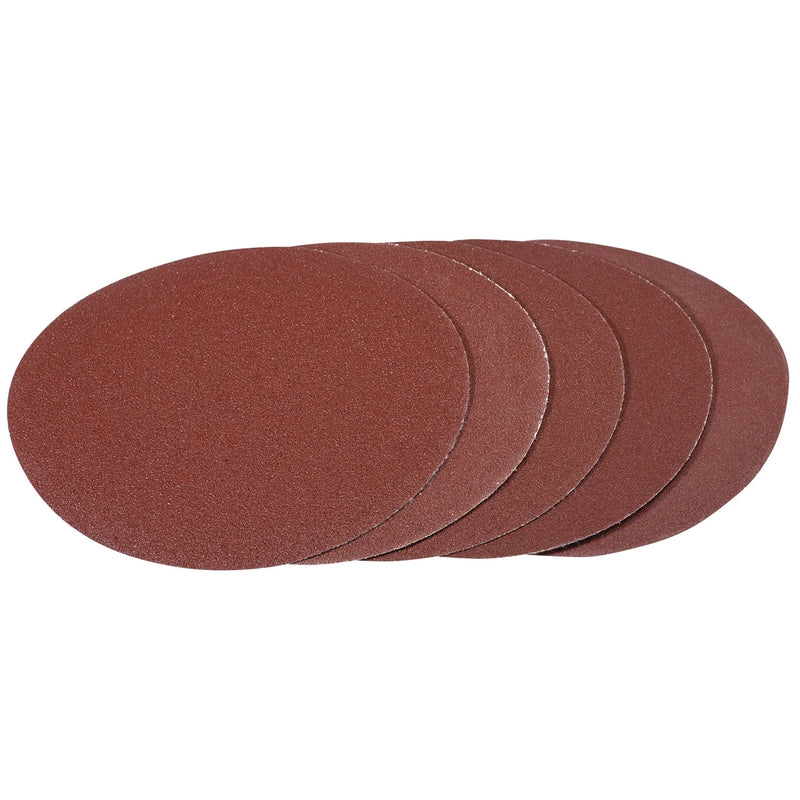 Draper Sanding Discs 180mm Assorted Grit Pack of 5