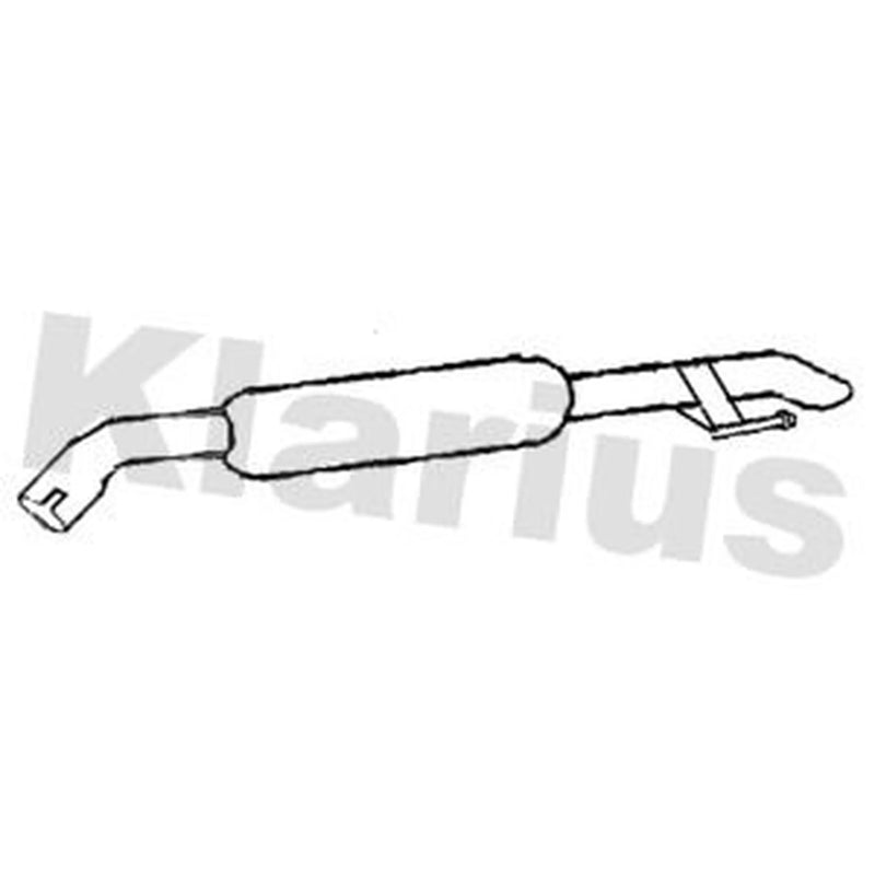 Klarius Box With Tail Pipe Rear CN742B