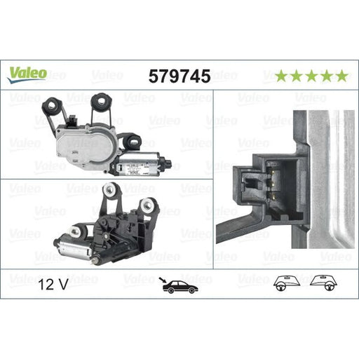 Valeo Front/Rear Wiper Motor Rear 579745