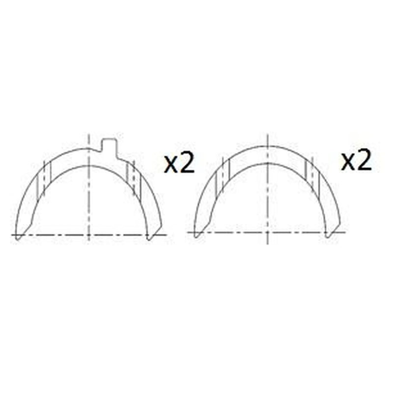 FAI Thrust Washer Set 76. BT3016-STD