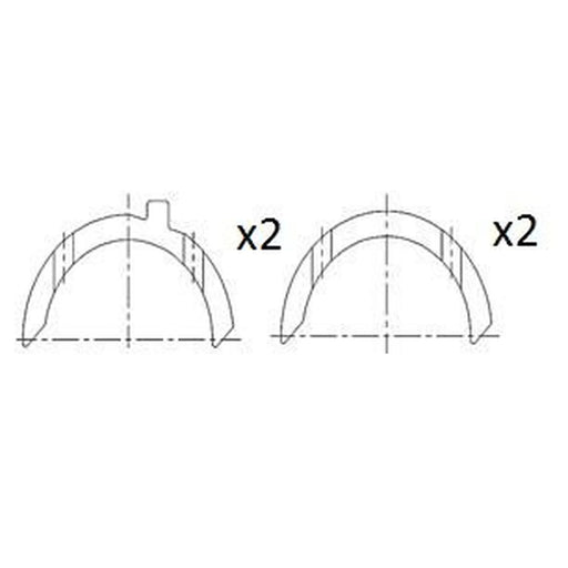 FAI Thrust Washer Set 76. BT3016-STD