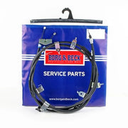 Borg & Beck Handbrake Cable Left Rear BKB3932