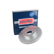 Borg & Beck 2 x Vented Front Brake Discs BBD6222S