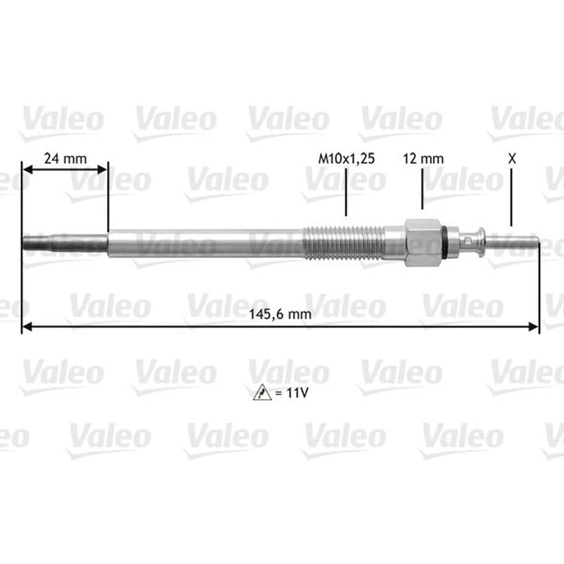Valeo Diesel Engine Glow Plug 345133