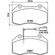 DON Front Brake Pad Set PCP2089