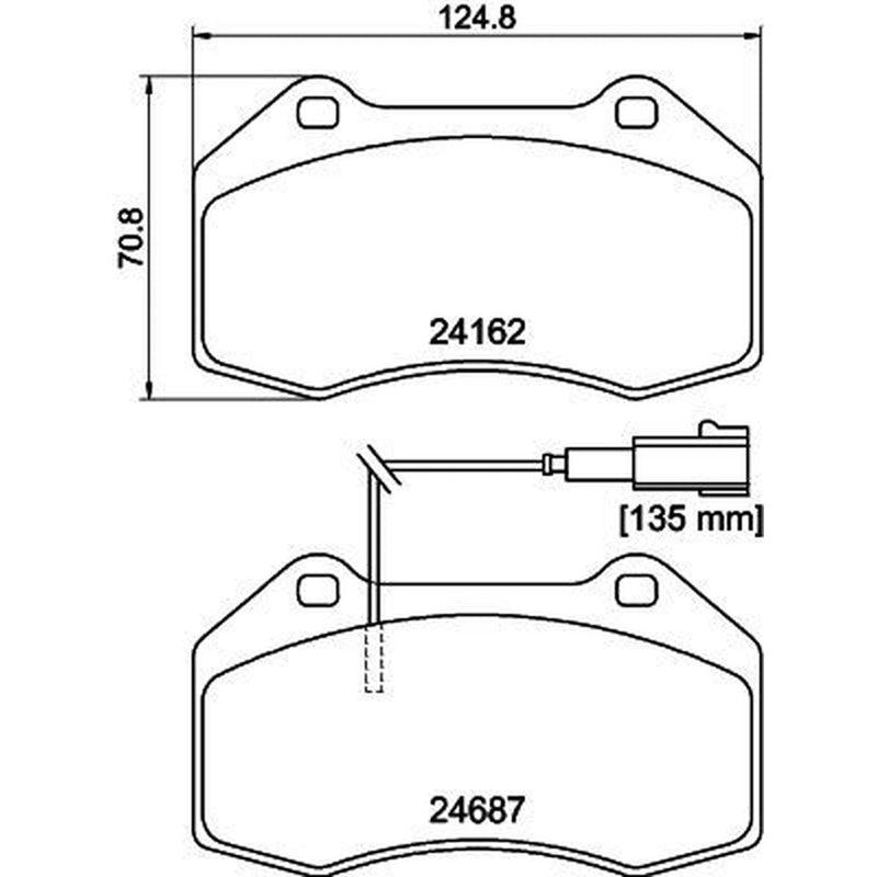 DON Front Brake Pad Set PCP2089