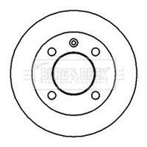 Borg & Beck 2 x Front Brake Discs BBD4749